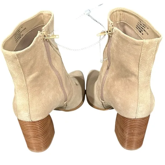 Steve Madden Stable Sand Suede Western Cowboy Ankle Zipper Booties Boots 11 NEW