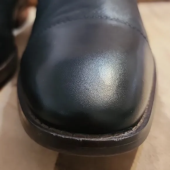 🐉STEVE MADDEN🐉BLACK LEATHER OXFORDS LACE-UP🐉MENS 11.5🐉 IN🐉VERY GUC🐉CLEAN🐉