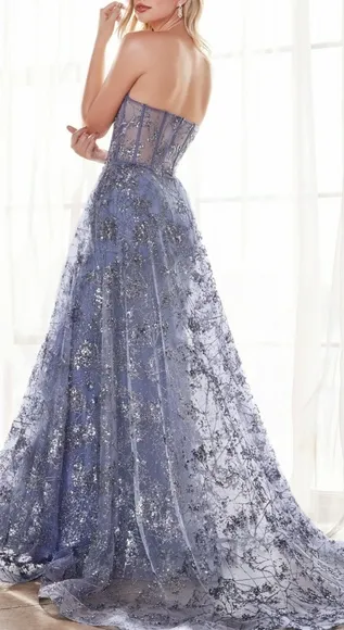 Strapless new evening formal prom party dress