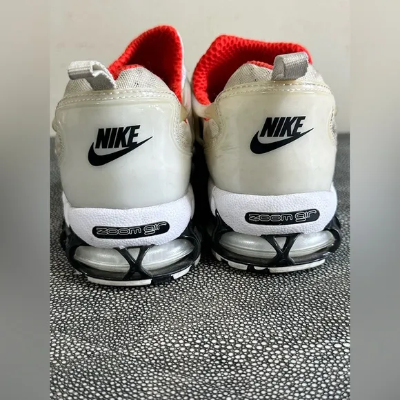 Stüssy x Nike Air Zoom Kukini ‘White Habanero White and Orange Athletic Shoes