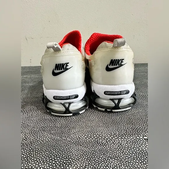 Stüssy x Nike Air Zoom Kukini ‘White Habanero White and Orange Athletic Shoes