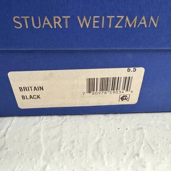 Stuart Weitzman‎ Britain Mid-Calf Boots Black Size 6.5