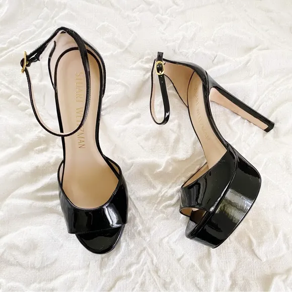 Stuart Weitzman Discoplatform Heels Size 9.5