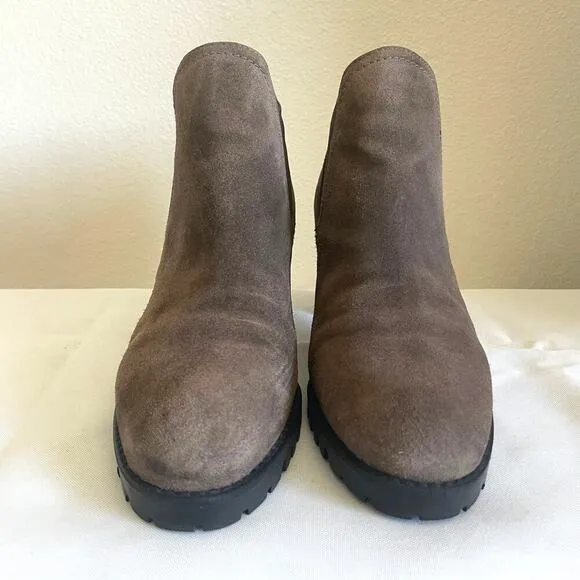 Stuart Weitzman Jackson Suede Ankle boots Brown Womens Size 6.5