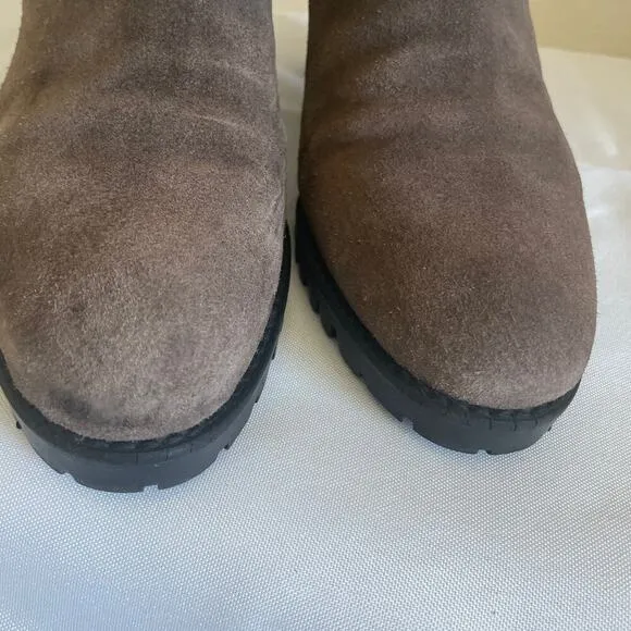 Stuart Weitzman Jackson Suede Ankle boots Brown Womens Size 6.5