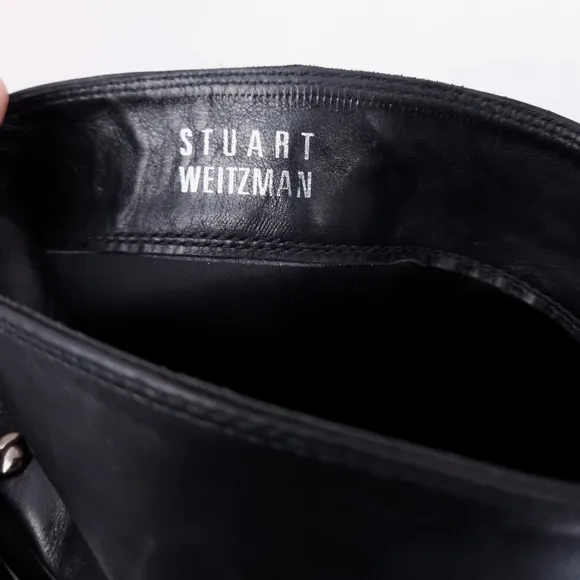 Stuart Weitzman Studded Slouchy Boots US 7.5 M