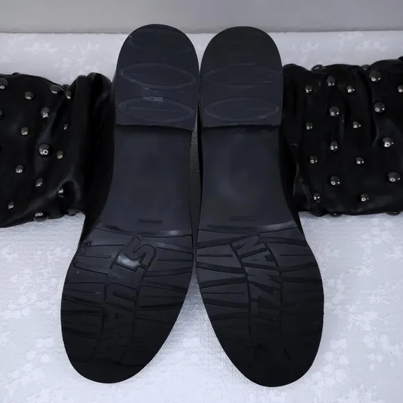 Stuart Weitzman Studded Slouchy Boots US 7.5
