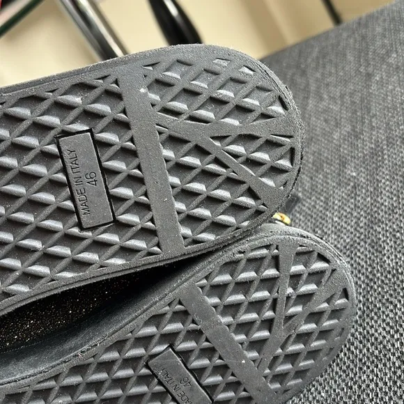 Stylish Black and Gold High-Top Sneakers