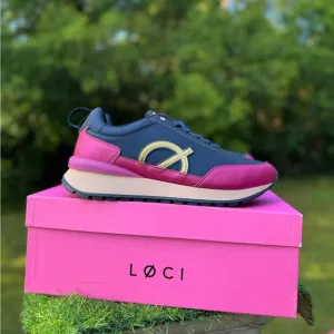 stylish blue athletic shoes from loci.