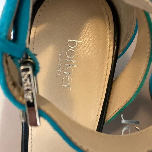 Suede BOTKIER Gianna Size 7 High Heel Shoes, Turquoise, Green, Purple