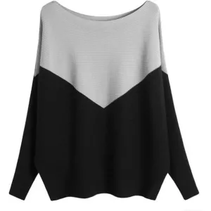 Sweaters and Pullovers Tops for Women Black &amp; Grey