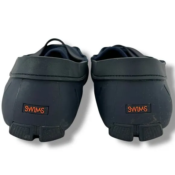 Swims Ultra Light Penny Loafter Washable Boat Deck Shoes Mens Sz 9 Blue Orange