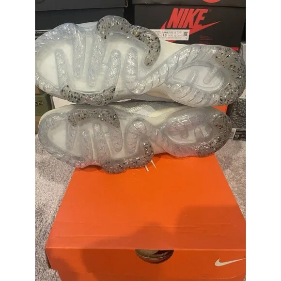 Sz 10.5 Men / 12 W Nike Air Vapormax 2021 Flyknit White Pure Platinum DC4112-100