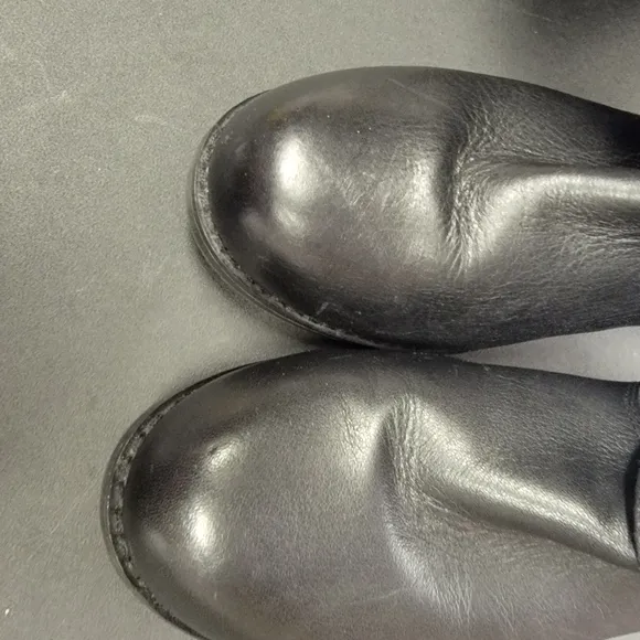 Sz 8 Harley Davidson Boots Motorcycle After-Riding Leather D83671 Zip Tall Women
