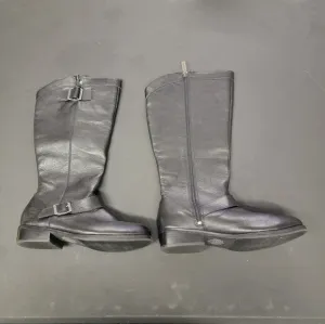 Sz 8 Harley Davidson Boots Motorcycle After-Riding Leather D83671 Zip Tall Women