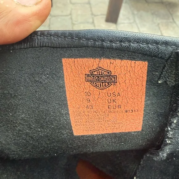 Taking offers! Vintage Harley Davidson Iroquois HI Inside zip Boots Size US 10