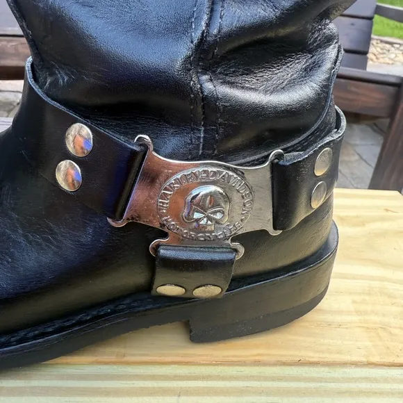 Taking offers! Vintage Harley Davidson Iroquois HI Inside zip Boots Size US 10