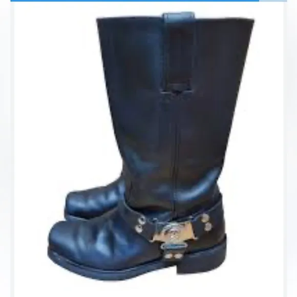 Taking offers! Vintage Harley Davidson Iroquois HI Inside zip Boots Size US 10