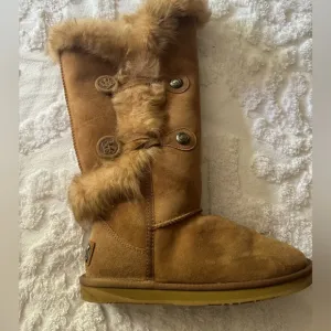 Tall Shearling Boots Size9 Ladies Nordic Australia Luxe Collective Tan Suede