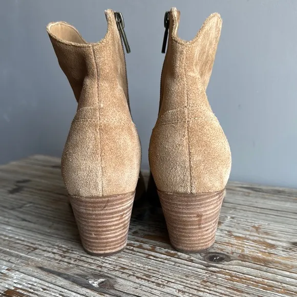 Tan Suede Ankle Boots