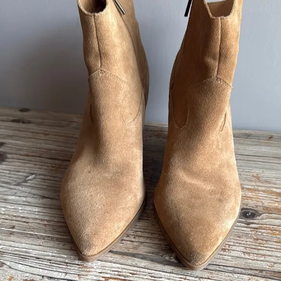 Tan Suede Ankle Boots