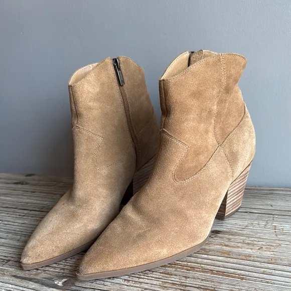 Tan Suede Ankle Boots