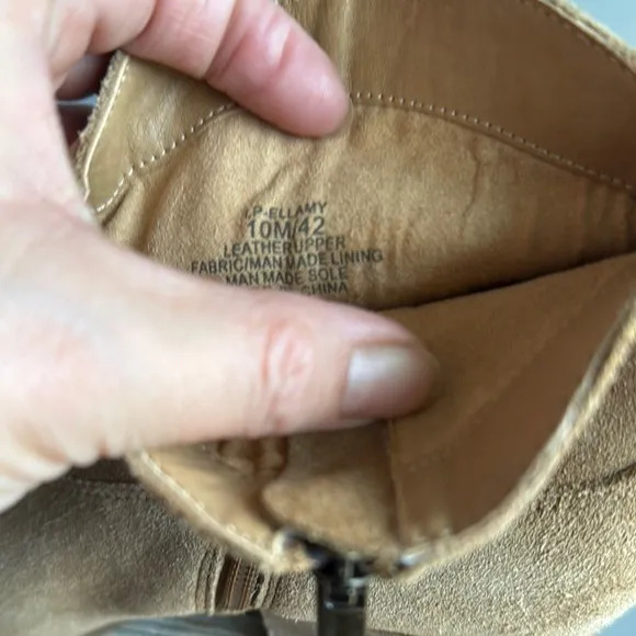 Tan Suede Ankle Boots