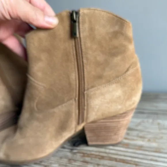 Tan Suede Ankle Boots