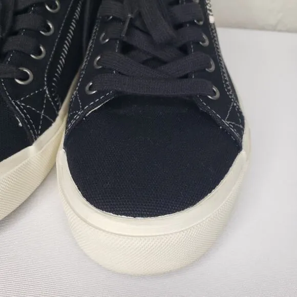 Taos Plim Soul Sneaker Womens Size 8 Black Canvas Low Comfy Walking Shoes