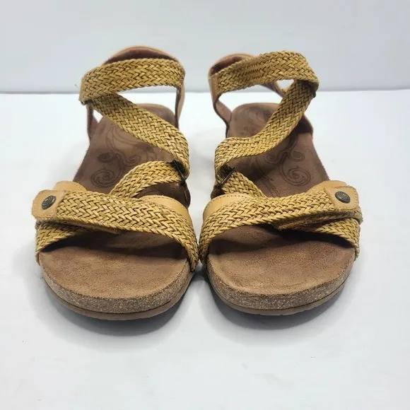 Taos Trulie‎ Adjustable Leather Upper Sandals Shoes Women's Size 10-10.5 EU 41