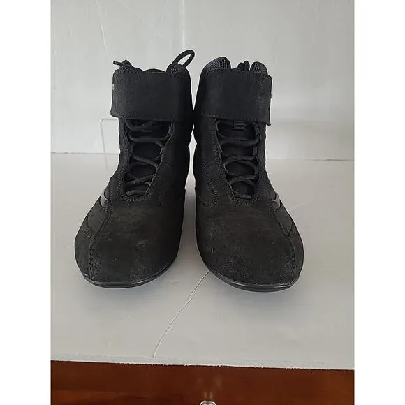 TCX 8019 WMS 6.5 X-Square Lady Motorcyle Boots #B15-010 Black Suede EU 38