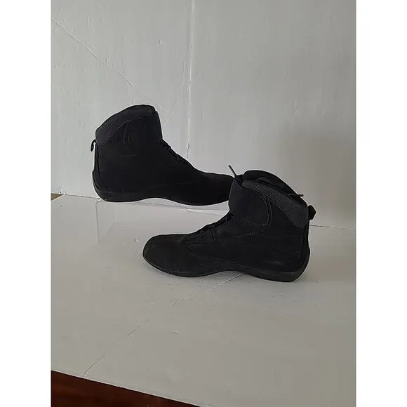 TCX 8019 WMS 6.5 X-Square Lady Motorcyle Boots #B15-010 Black Suede EU 38
