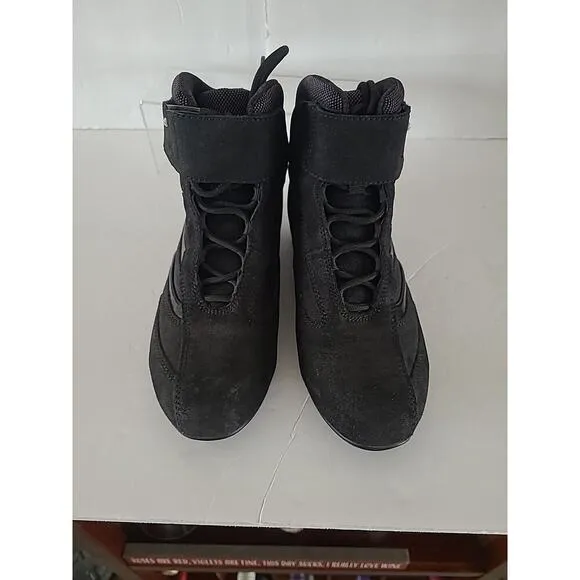 TCX 8019 WMS 6.5 X-Square Lady Motorcyle Boots #B15-010 Black Suede EU 38