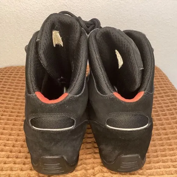 TCX X2 X-Square Size EU 48 US 13 Motorcycle Moto‎ Boots Shoes Black Suede Strap