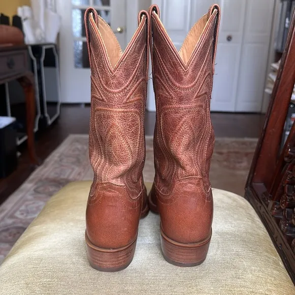 Tecovas Men's The Cartwright Western Cowboy Boot Light Brown Leather Size 8.5 D
