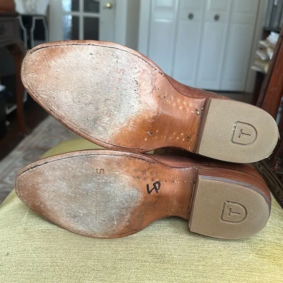 Tecovas Men's The Cartwright Western Cowboy Boot Light Brown Leather Size 8.5 D