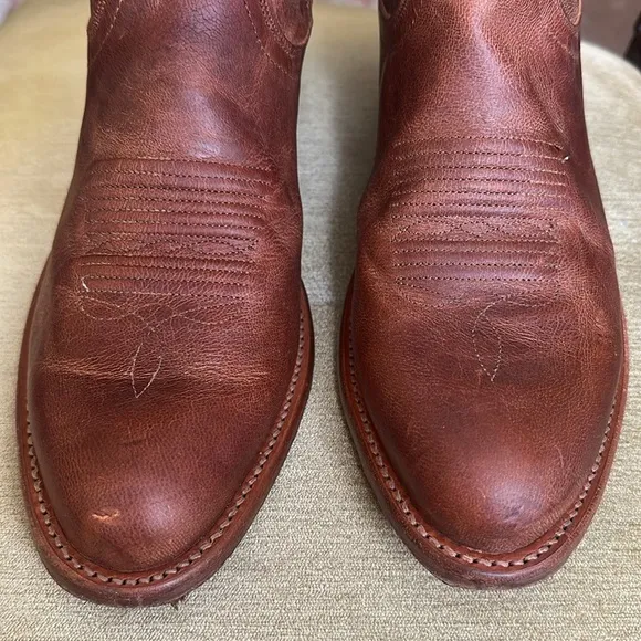 Tecovas Men's The Cartwright Western Cowboy Boot Light Brown Leather Size 8.5 D