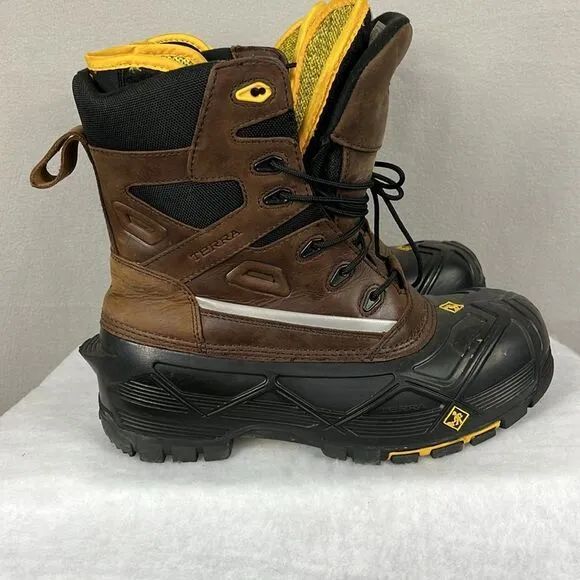 Terra Crossbow Mens Cold Weather Boots Composite Toe Winter Work Boots Size‎ 9