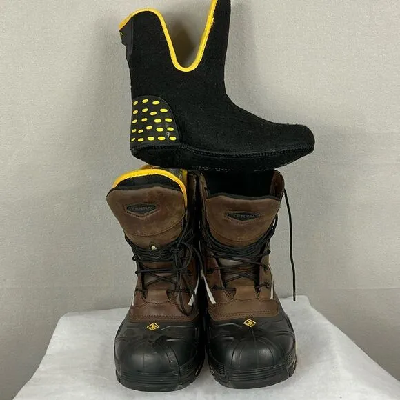 Terra Crossbow Mens Cold Weather Boots Composite Toe Winter Work Boots Size‎ 9