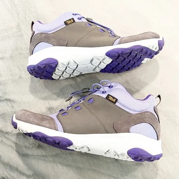TEVA Arrowood Mid Waterproof Hiking Shoes Purple Gray 6 Like New