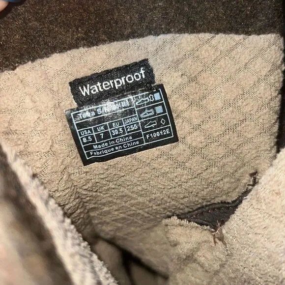 ✨TEVA HALEY WATERPROOF BOOTS SHOES SZ 8.5  LEATHER✨