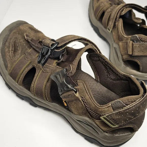 Teva Mens Omnium 2 Leather Fisherman Sandal