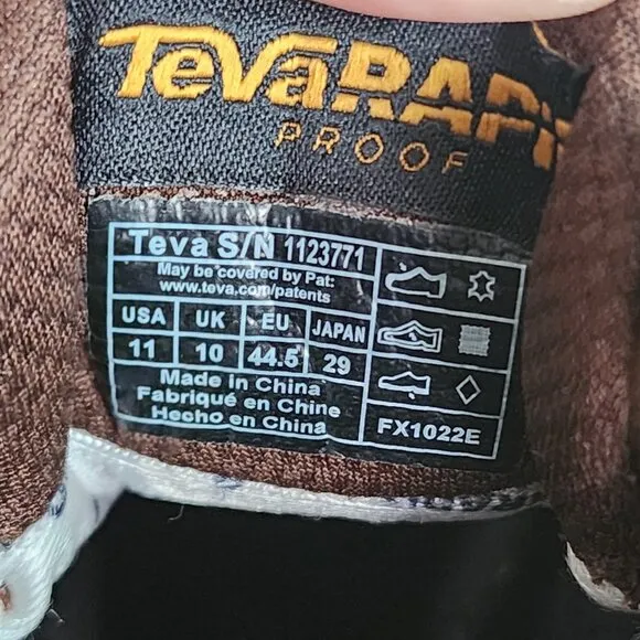 Teva Riva RP Men's Waterproof Hiking Shoes Size 11 Brown