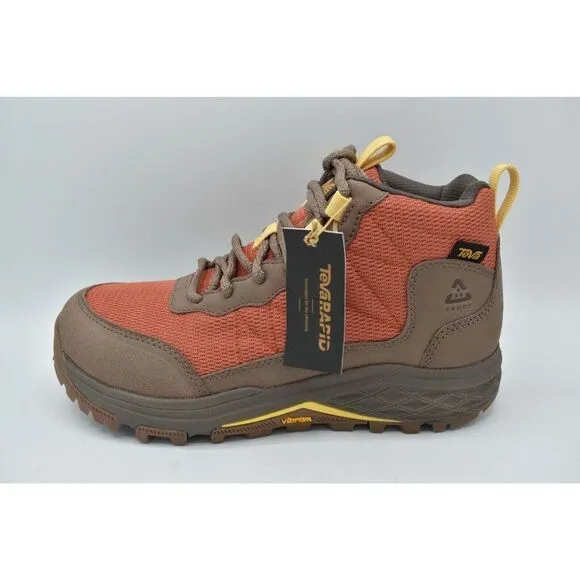 Teva Womens Size 7 Ridgeview Rapid Proof Coral Mid Waterproof Hiking Boots Shoes