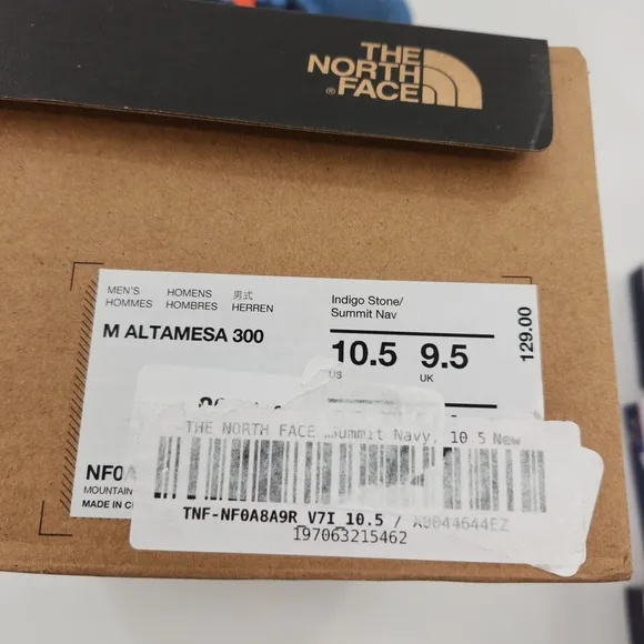 The North Face Altamesa 300 Shoes Men Size 10.5 Trail Running Hiking