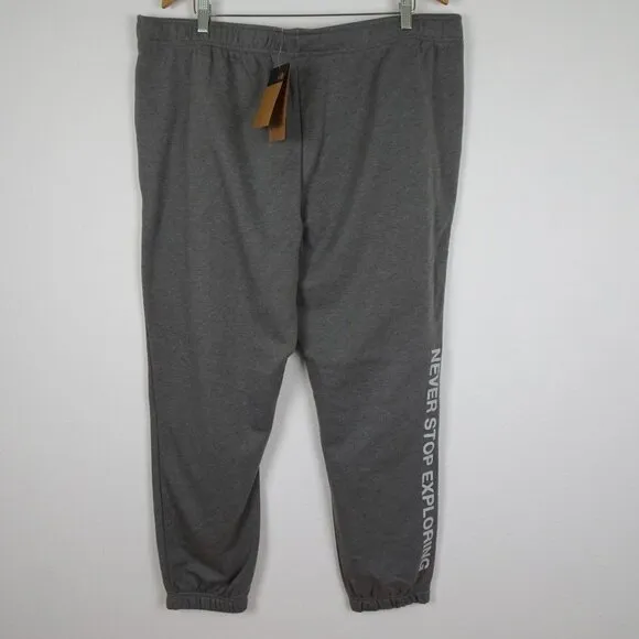 The North Face Jogger Sweatpants Men's Size 2XL Gray Elastic Waistband