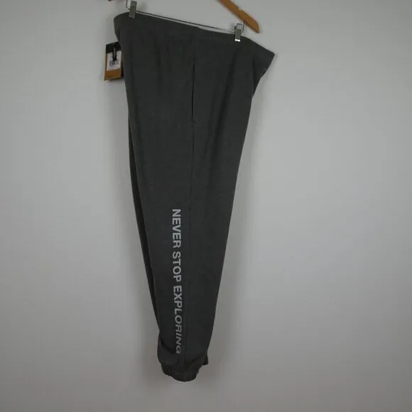 The North Face Jogger Sweatpants Men's Size 2XL Gray Elastic Waistband