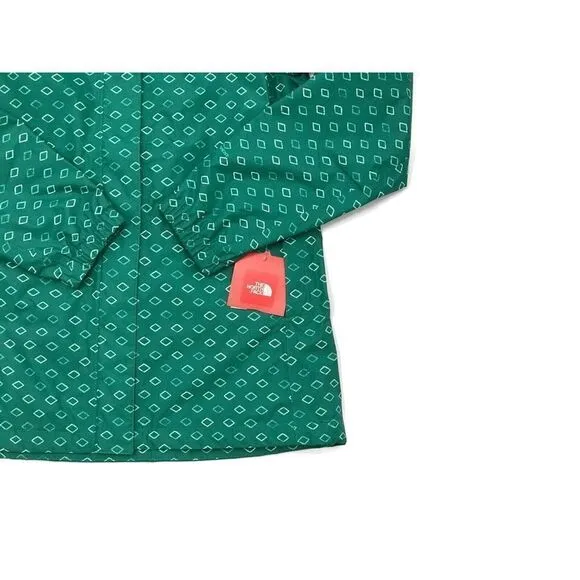 The North Face Resolve Womens Size Small Green Waterproof Training Rain Jacket