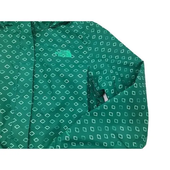 The North Face Resolve Womens Size Small Green Waterproof Training Rain Jacket