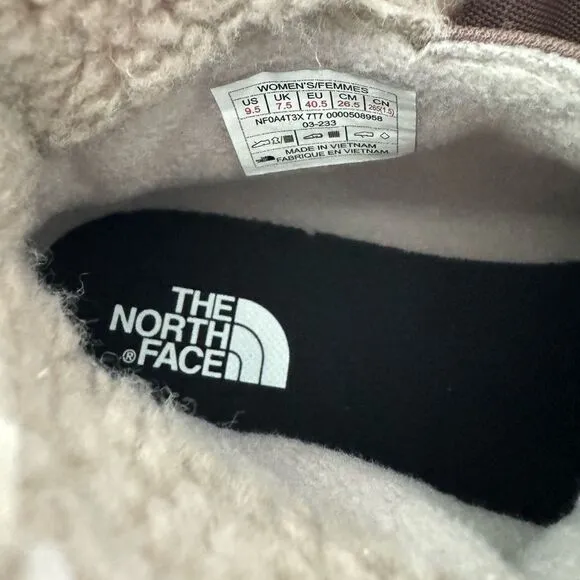 THE NORTH FACE Sierra Leather Mid Lace Waterproof Boots Performance Shoes Sz 9.5